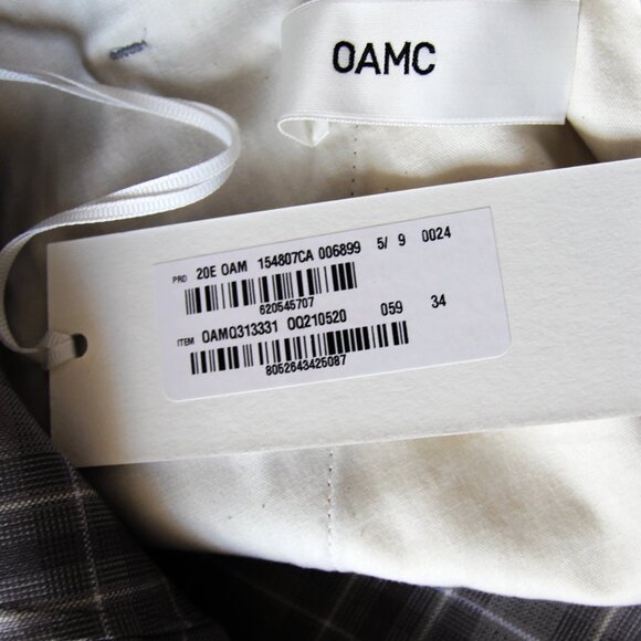 BNWT SS20 OAMC PLAID SHORTS 30 & 32 & 34 & 36 - Picture 11 of 14